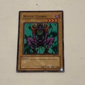 Mystic Clown Yugioh Trading Card